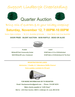 Support Lindbergh Cheerleading Quarter Auction