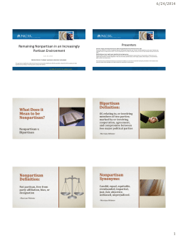 Nonpartisan Synonyms - National Conference of State Legislatures