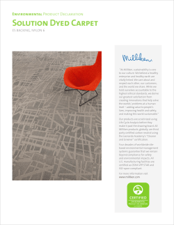 EPD_SolutionDyed Nylon 6 with ES comfort backing