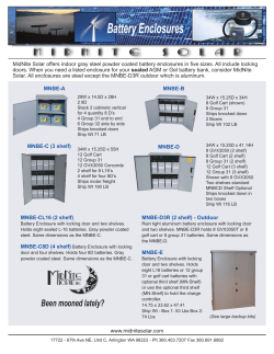 Battery Enclosures