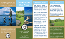 Our Gardens Our Water - Nantucket