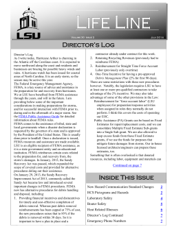 Quarterly Safety Newsletter