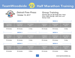 Detroit Free Press Group Training