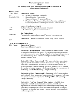 Maureen Bridget Keane-Sexton (Molly) 2011