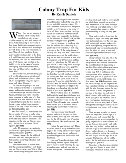 By Keith Daniels - Ohio State Trappers Association