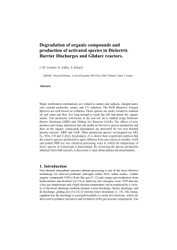 Degradation of organic compounds and