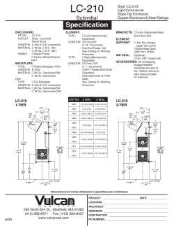 LC-210 Submittal