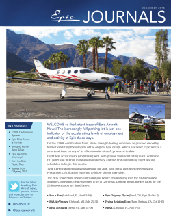 journals - Epic Aircraft