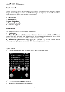 ALON MP3 Dictaphone for S60 3rd Edition