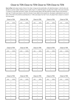 Close to TEN Close to TEN Close to TEN Close