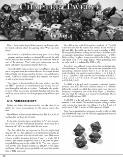 HackMaster Basic: On Dice&hellip;