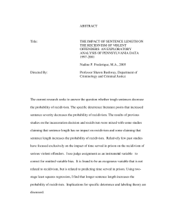 ABSTRACT Title: THE IMPACT OF SENTENCE LENGTH ON THE
