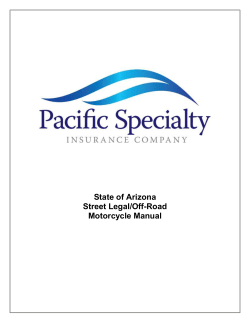 Base Rates - Pacific Specialty