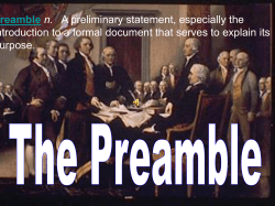 Preamble Power Point