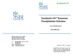 ExoQuick-CG User manual