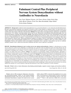 Fulminant Central Plus Peripheral Nervous System Demyelination