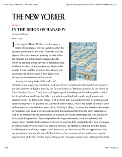 In the Reign of Harad IV : The New Yorker