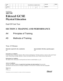 Centre No - TeachPE.com