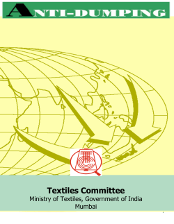 Anti-Dumping - Textiles Committee