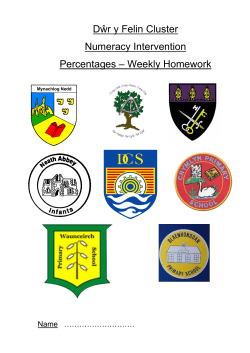 Percentages Challenge Homework