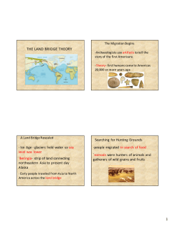 2 land bridge theory 1617