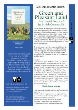 Press Release - Michael O`Mara Books Ltd.