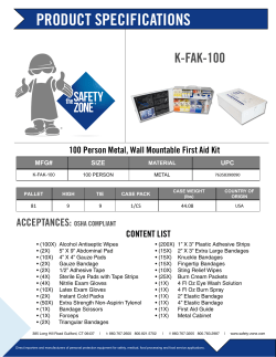 product specifications