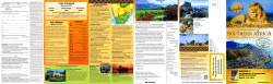 Cape Town ˙ Robben Island ˙ Victoria Falls program inform ation
