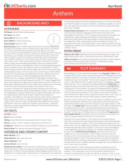 Anthem - Lit Chart
