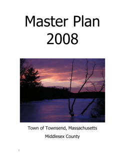 Master Plan - Townsend, MA