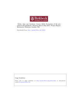 - BIROn - Birkbeck Institutional Research Online