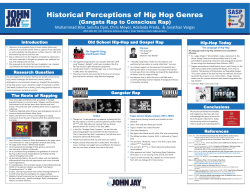 Historical Perceptions of Hip Hop Genres