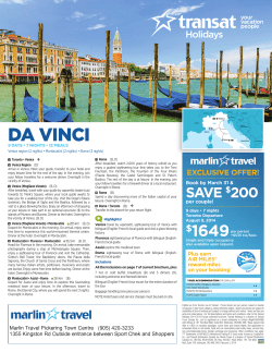 da vinci - Marlin Travel