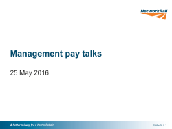 Management pay talks