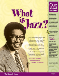 Cuesheet for What is Jazz?