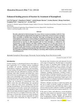 Enhanced healing process of fracture by