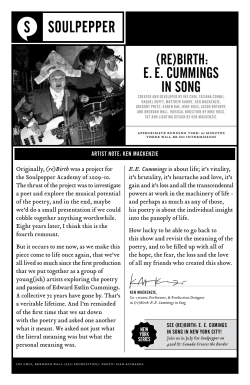 (RE)BIRTH: E. E. CUMMINGS IN SONG
