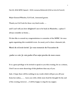 Merci de m`avoir invite`. Je vous remercie de l`occasion de parler ce