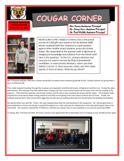 ACHIEVE 3000: NJ Natural Gas Class Trip: Nicole Cullen in Mrs