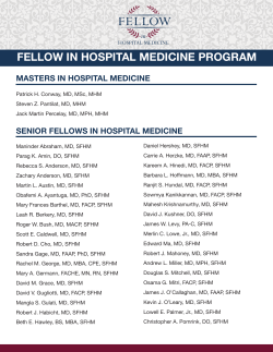 fellow in hospital medicine program fellows in hospital medicine