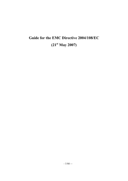 EUROPA - Guide for the EMC Directive 2004/108/EC