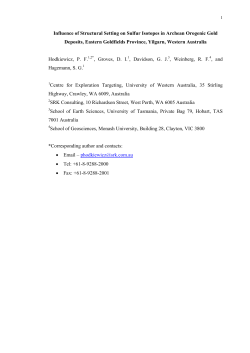 Influence of Structural Setting on Sulfur Isotopes in Archean