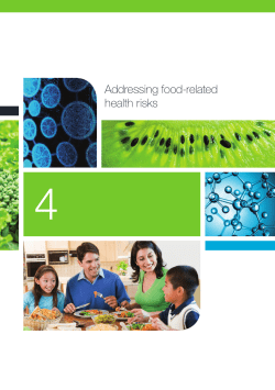 Risk Analysis in Food Regulation - Food Standards Australia New