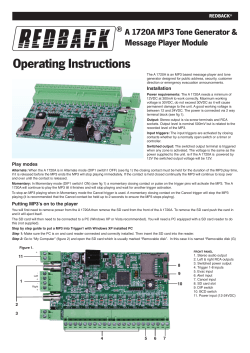 Instructions