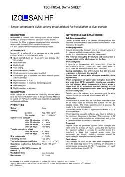IZO SAN HF - POKLOPSYSTEM sro
