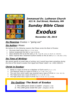 Exodus - Immanuel