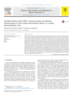 Extended lifetime MCP-PMTs_ Characterisation and