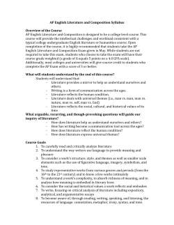 AP English - Loyola Catholic School