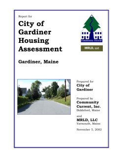 Housing Assessment report