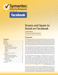 Scams and Spam to Avoid on Facebook